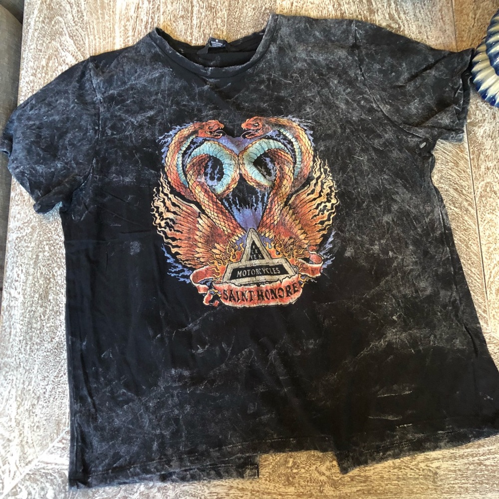 Eleven Paris Acid Wash Snake Top - Picture 5 of 7